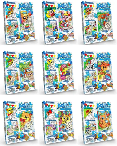 Набір креативної творчості Aqua Painter, російською, Danko Toys - фото 10