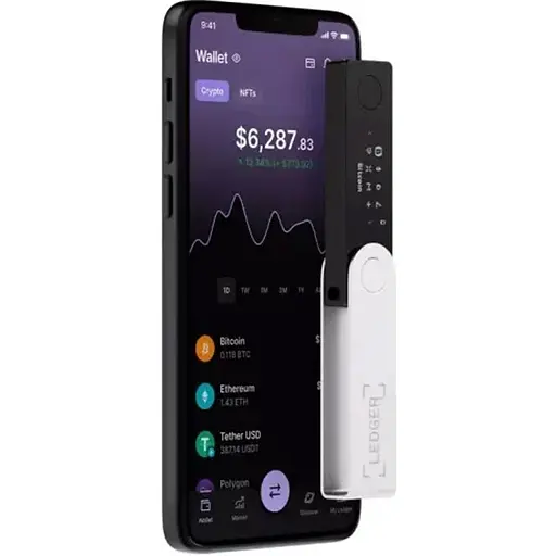 Криптогаманець Ledger Nano X Onyx Black [107521] - фото 6