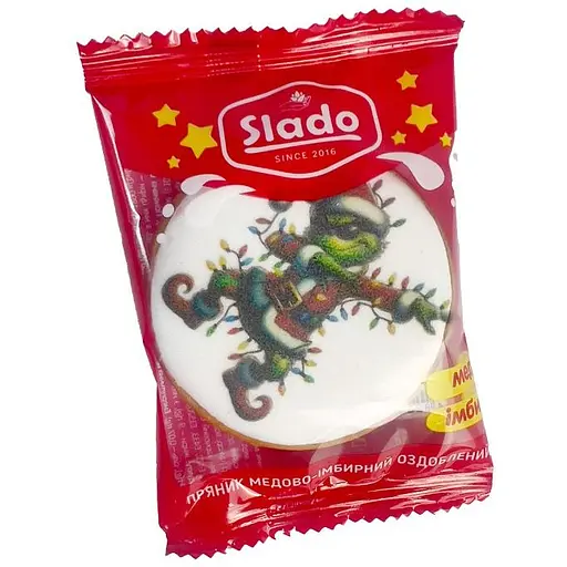 Медово-імбирний пряник Slado оздоблений 25 г - фото 3