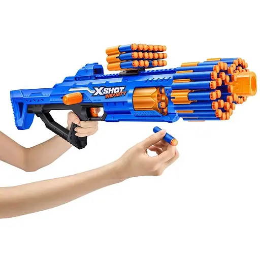 Бластер Zuru X-Shot Insanity-Berzerko 8 Shot швидкострільний 48 патронів (36610R) - фото 7