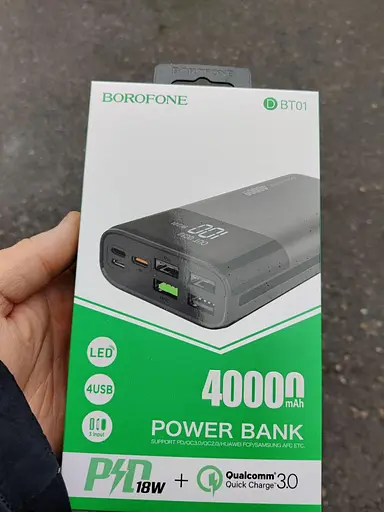 Внешний аккумулятор Borofone DBT01 4000 mAh 18w - фото 2