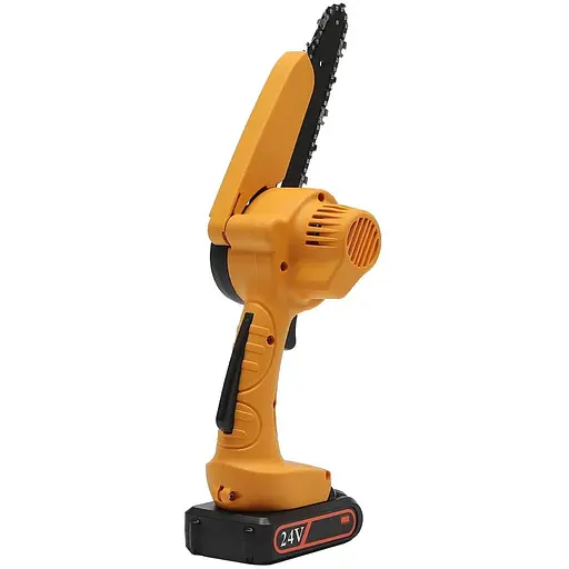 6-дюймовая мини-портативная электрическая бензопила беспроводная цепная пила мощностью аккумулятора 550 Вт желтый