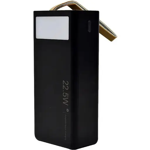 Портативний зарядний пристрій Power Bank WUW TUGII-353 LED ліхтар 22.5W Чорний - фото 1