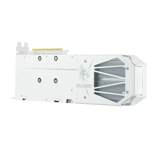 Видеокарта PowerColor AMD Radeon RX 9060 XT 16GB Hellhound Spectral White (RX9060XT 16G-L/OC/WHITE) (GDDR6, 128 bit, PCI-E v5.0 x16) - фото 7