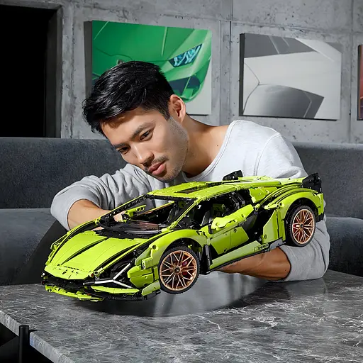 Конструктор Technic Lamborghini Sian FKP 37 на 3696 деталей 1:8 (GPZ33605) - фото 10