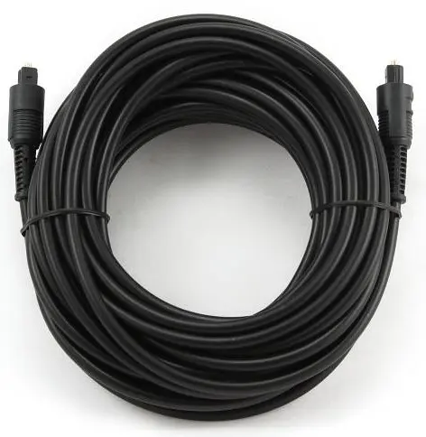 Кабель звуковой оптический Cablexpert с разъемами Toslink, 10 м (CC-OPT-10M) - фото 2