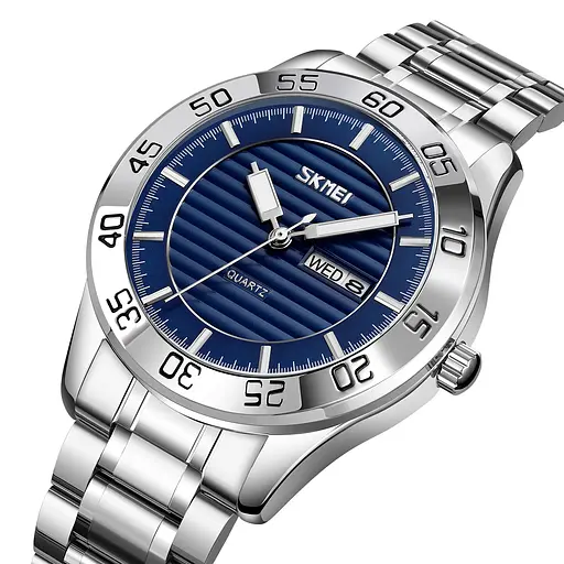 Наручний годинник чоловічий 9293SIBU Silver-Blue Skmei acs0029789 - фото 2