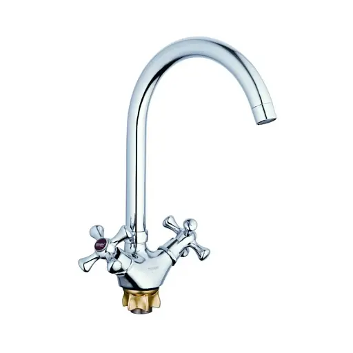 Смеситель для кухни Zegor DTZ4-A827 двухвентильный 30412 - фото 1