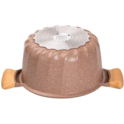 Набор посуды MGC 6 предметов с антипригарным покрытием 1,9/3/3,2/5,3 л, кофейный MGC HP-4-401CO - фото 6