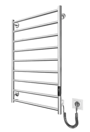Электрический полотенцесушитель Mario Урбан-I 810x500/85 TR K 2.0 таймер-регулятор 2.3.8300.10.Р, Хром, универсальное (коннектор), Электронный - фото 2