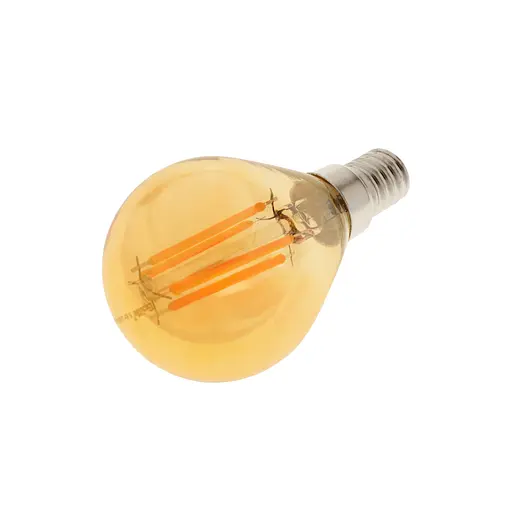 Лампа Brille світлодіодна LED 6W Е14 COG WW G45 Amber 220 В