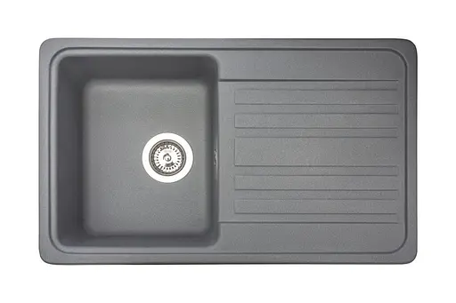 Кухонная мойка гранитная Miraggio Versal gray 758x462x201 00211706, Серый - фото 1