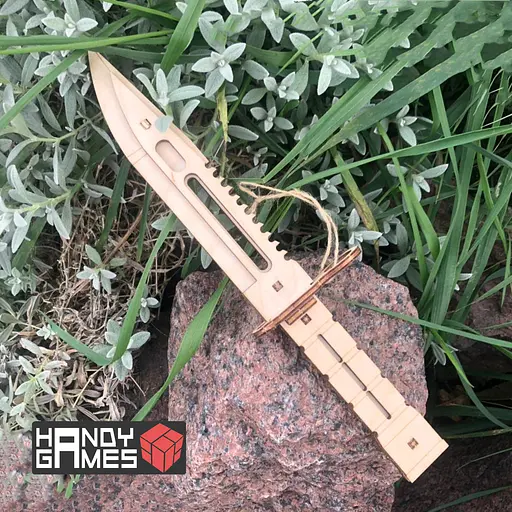 Дерев'яний конструктор Ніж Багнет 16 деталей - фото 2