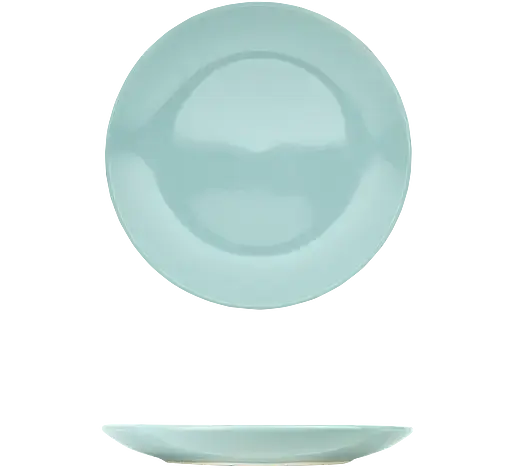 Тарілка керамічна Well Done 20 см бірюзова (WD-5023G) - фото 1