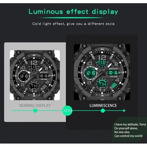 Чоловічіий наручний годинник Sanda Power - фото 4