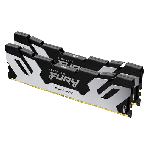 Оперативна пам'ять Kingston Fury 96GB (2x48GB) DDR5 6400MHz Renegade Silver XMP (ex.HyperX) (KF564C32RSK2-96)