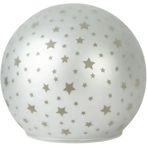 Світильник декоративний Chomik Куля скляний LED білий 12x11 см (BOZ1839)