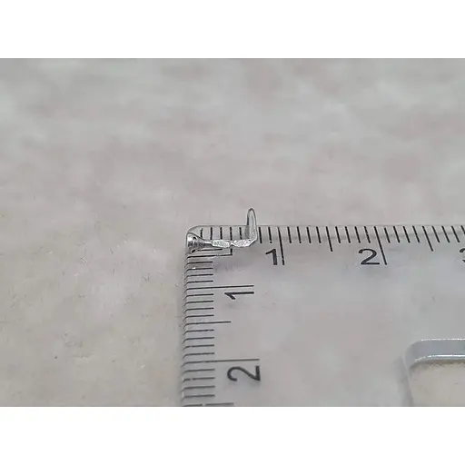 Серебряная серьга-пирсинг Астор в нос с фианитом. 818-2524Р - фото 5