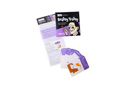 Настольная игра Brainy Trainy Brainy Trainy Воображение (укр.) (УКР060) - фото 4