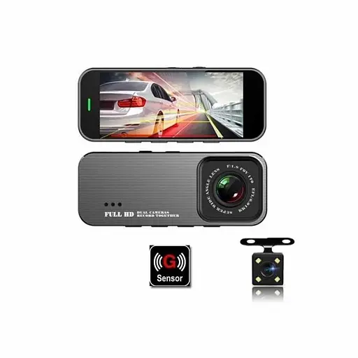 Автомобильный видеорегистратор DVR T701G+ (2 камеры) Full HD - фото 6