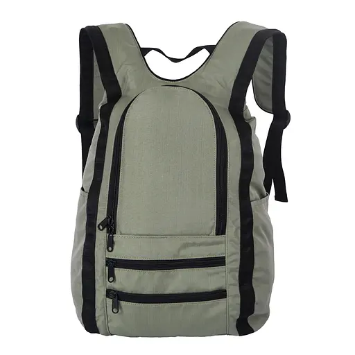 Рюкзак-антивор OOLOO Капля 45х27х14 см, оливковый 631/414