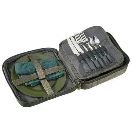 Столовые приборы набор Mivardi M-Carp Premium для рыбалки и туризма две персоны - фото 1