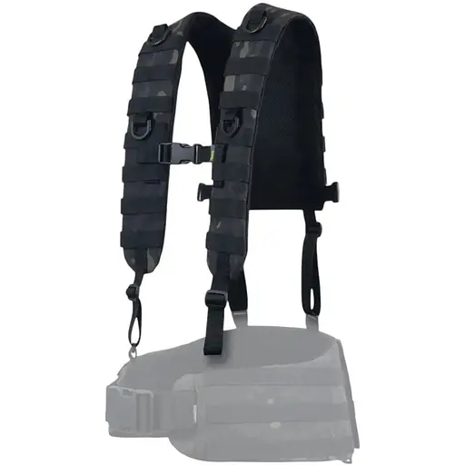 Лямки мягкие для тактических поясов РПС Kiborg с эвакуационной ручкой Black Multicam (1000-k3024) - фото 9