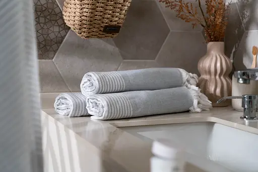 Рушник Ardesto SPA 90х170 см 100% бавовна сірий (ART2690GR)  - фото 8