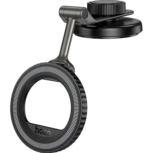 Автотримач Hoco H77 Black Metal Gray (140684)