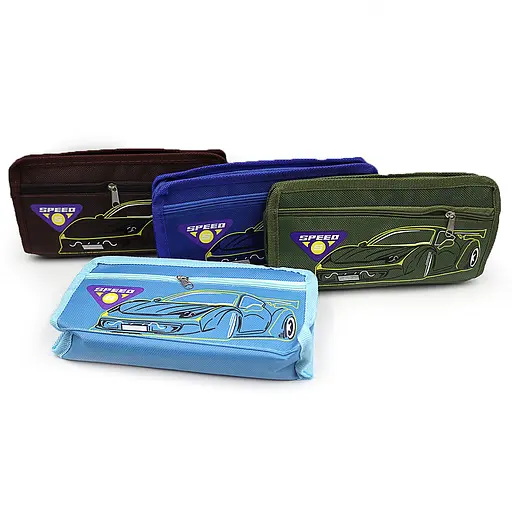 Пенал Cars, 2 отделения, 20x10x4 см, 02L-P (в ассортименте) - фото 2