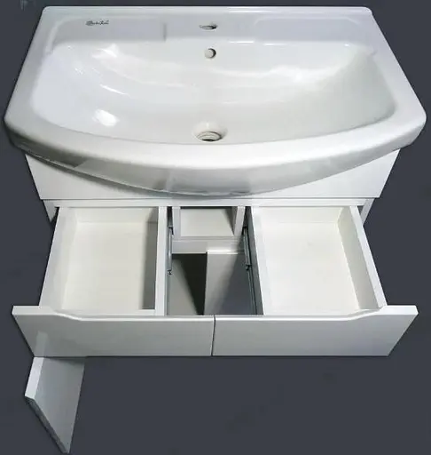 Тумба підлогова ПіК Альба Т5 з раковиною Cersanit Cersania 60 см Білий 30412 - фото 2
