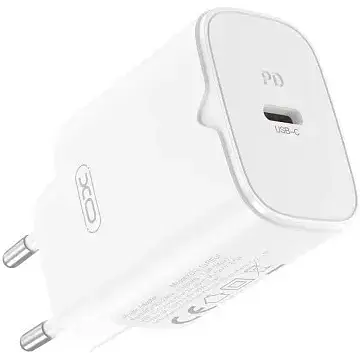 Мережевий зарядний пристрій XO L131 (EU) PD30W USB-C Fast Charging Білий - фото 1