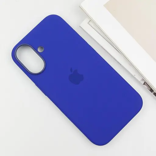 Чохол Epik Silicone case AAA with Magsafe and Animation button для Apple iPhone 16 Plus 6.7 Ultramarine - фото 4