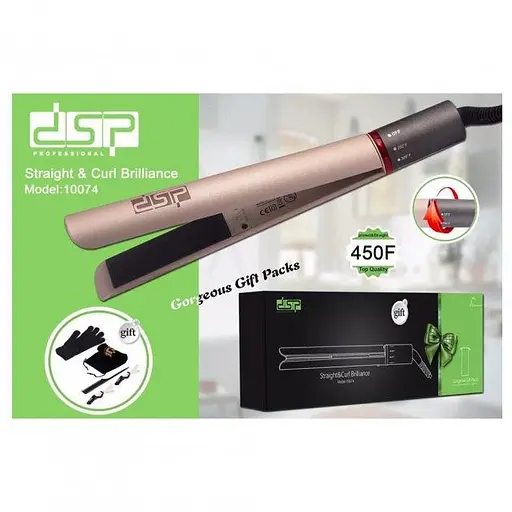 Випрямляч для волосся DSP 10074 керамічна - фото 5