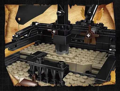 Конструктор "Піратський корабель" 3180 елементів чорний Mould King - фото 6