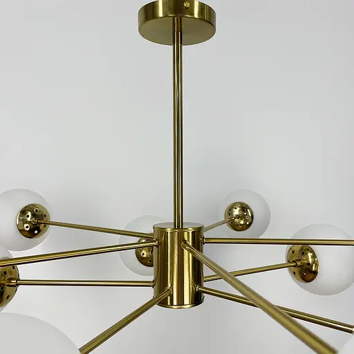 Потолочная люстра Right Selection на 10 плафонов Line.F CD 111/10 AB - фото 3