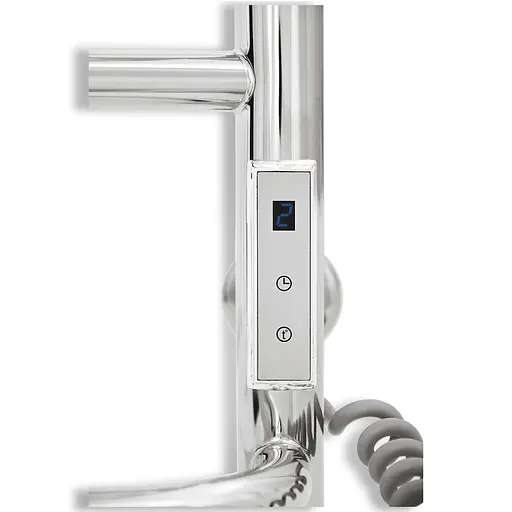 Электрический полотенцесушитель Laris Еврофлеш П8 500x1000 с полкой Е правый S 73207613, Хром, Правое, Электронный - фото 5