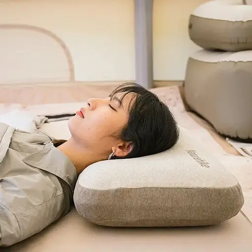 Подушка з пам'яттю Naturehike NH22ZT002 прямокутна (Сіра) - фото 5