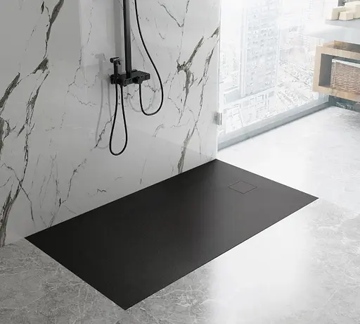 Душевой поддон Rea Magnum 80x100 black REA-K3330 Черный матовый - фото 2