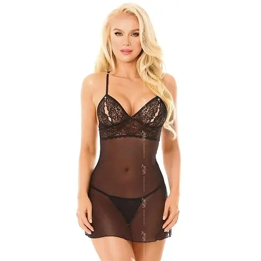 Комплект білизни Softline Alice M/L чорний