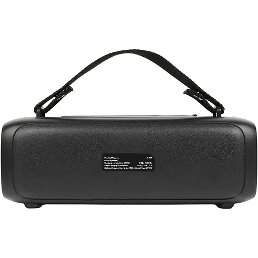 Портативна акустика Real-El X-717 Black (EL121600021) [134892] - фото 7