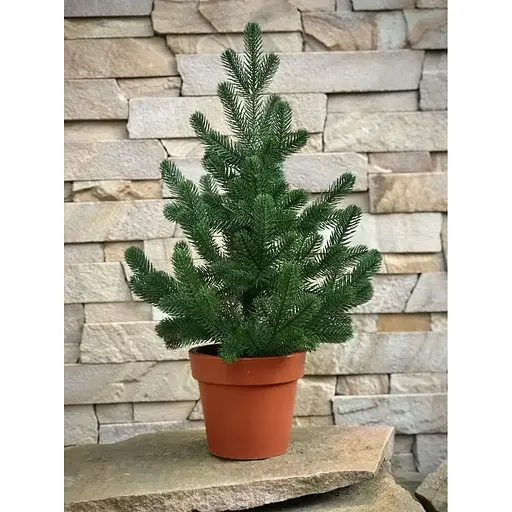 Елка Hvoya Traditional литая в горшке 50 см зеленая новинка - фото 8