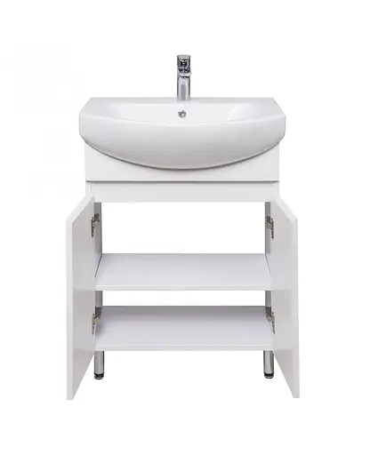 Тумба Мойдодир Фокус 60 з умивальником Runa 60/Лотос 60 Білий - фото 5