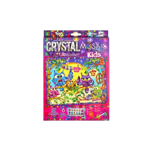 Набор креативной творчества Crystal Mosaic Kids, Danko Toys - фото 10