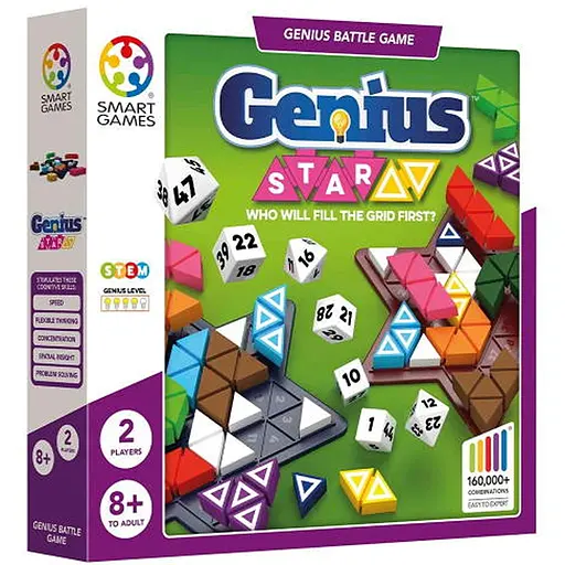 Настольная игра Smart Гениально. Звездная тактика (Genius Star) (англ.) + QR-код на укр. правила (SGHP002) - фото 1