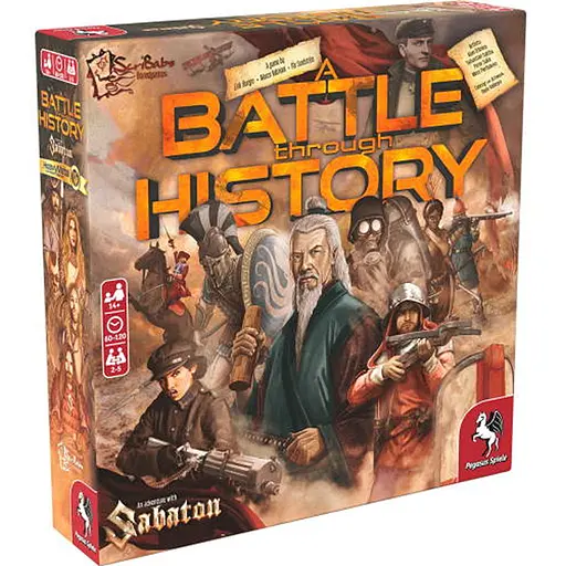 Настольная игра Pegasus Spiele Битва сквозь историю: Приключение с Sabaton (A Battle Through History: An Adventure With Sabaton) (англ.) (PS200) - фото 1