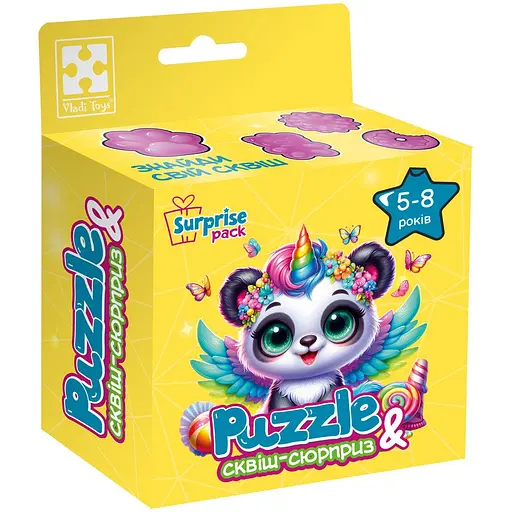 Пазли з сюрпризом Vladi Toys Панда-єдиноріжка (VT8030-09) - фото 1