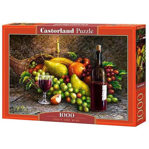 Пазл Castorland Натюрморт "Фрукти та вино" 1000 ел. (C-104604) - фото 1