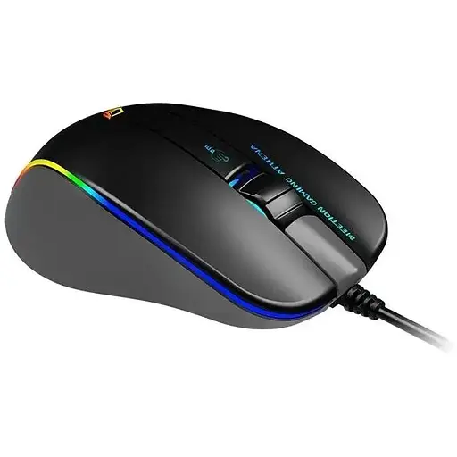 Комп'ютерна миша Mееtion GM23_2023 ігрова оптична провідна 12800 DPI 7 кнопок RGB підсвічування чорна - фото 4