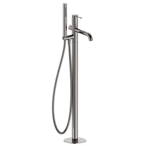 Змішувач для ванни напольний Imprese Brenta ZMK091908060 графітовий хром - фото 1